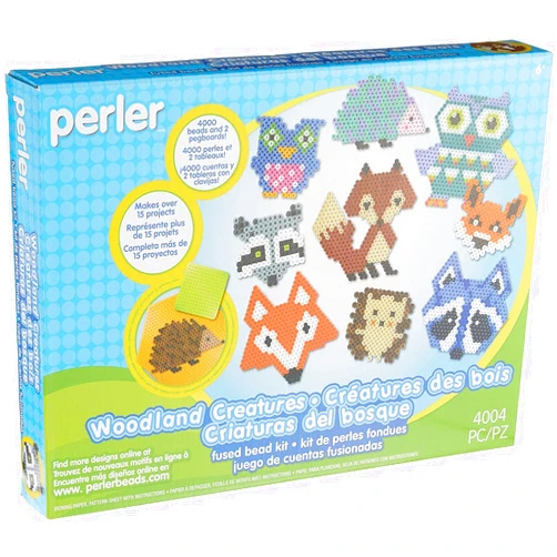 Perler Beads Woodland Creatures Animal Pattern Crafts for Kids, 4004 pcs