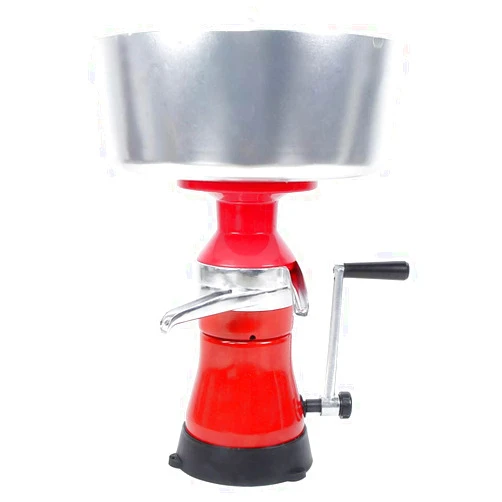 Arsor Milk Cream Centrifugal Separator, Manual Milk Separating Machine Lightweight Aluminum Alloy Butter Milkshake Separator for Farm Goats Sheep Cows Milk Home Dairy