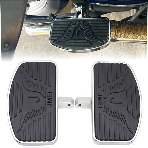 Motaux [Ship From USA] Motaux Rear Passenger Floorboards Footboards for Yamaha V Star XVS 650 1100 / Kawasaki Vulcan VN1500 / Honda Magna VF250 VF750 / CTX700 CTX700N / Shadow VT600 Steed VLX 400 2014-2018
