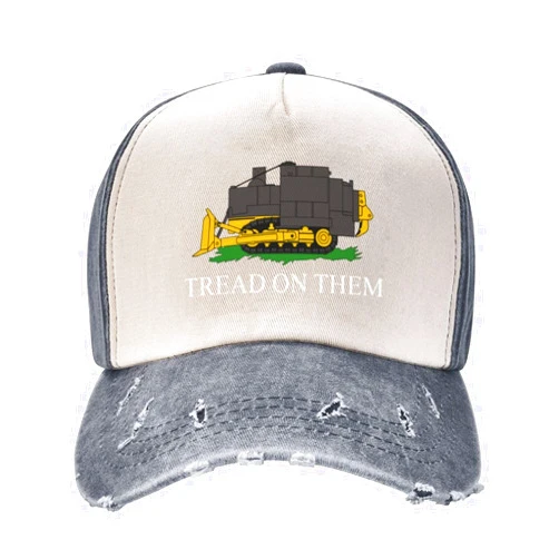 MULIHU Tread on Them Killdozer Baseball Cap for Men Women Vintage Denim Hats Trucker Caps