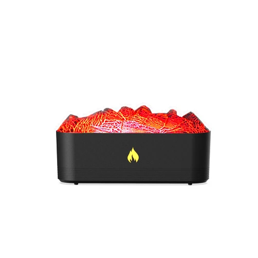 Noigoa AromaFlame Essential Oil Diffuser for Bedroom, Quiet Humidifiers for Home, Ultrasonic 250ML Small Aromatherapy Diffuser, 7 LED ColorTimer, for Baby Bedroom, Hotel, Plant, (AromaFlare Diffusers Black)