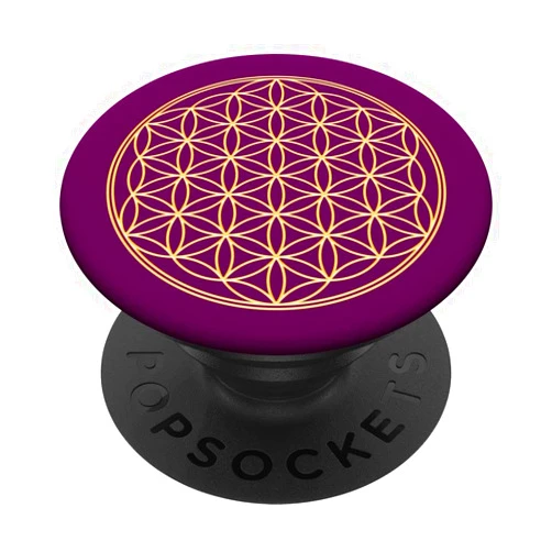 Spiritual Healing Sacred Geometry Symbols by yuma Flower of Life Sacred Geometry Yoga Spirituality Math Shapes PopSockets Swappable PopGrip