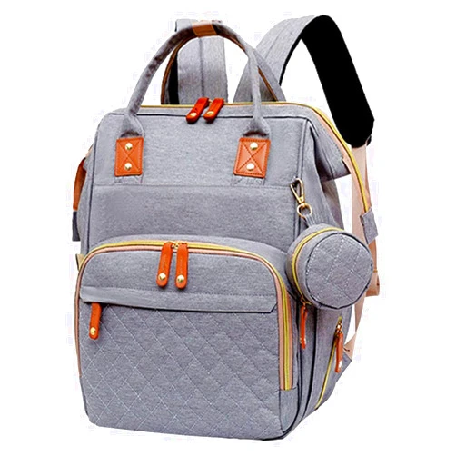 Yeerovan Baby Diaper Bag Backpack with Changing Pads Mommy Bags Boys Girl Unisex Multifunction Travel Baby Stroller Large Capacity(3037-Grey)