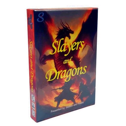 Snakes and Hawks Slayers and Dragons Card Game - Unique Trick-Taking Game for 2-6 Players, Ages 7+, Rotating Partnerships, Fast-Paced Strategy for Family Game Nights