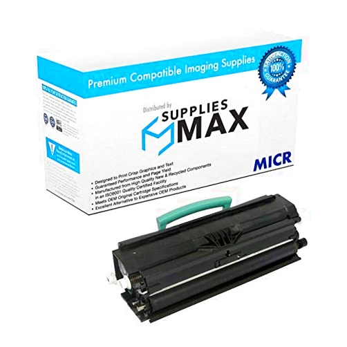 SuppliesMAX Compatible MICR Replacement for Lexmark ES460DN/XS463DE/XS464/XS466 Extra High Yield Toner Cartridge (18000 Page Yield) (24B5850)