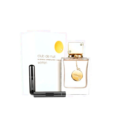 JUSPIT Bundle Armaf club de nuit Eau De Parfum for Women Perfume Gift set, 3.4 Fl Oz, bundle with Car Fresheners, Travel Atomizer
