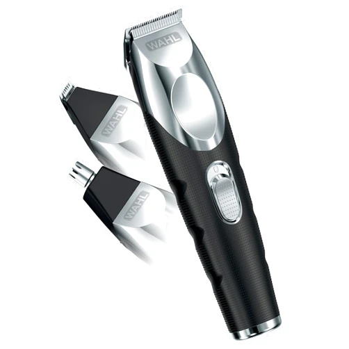 Wahl Groomsman Pro All in One Beard Trimmer for Men, Mens Beard Trimmer Rechargeable Cordless Hair Trimmer, Includes 3 Attachment Heads for Beard, Nose, & Ear Hair Trimming - Model 5617