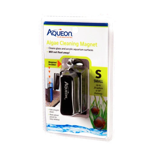 Aqueon Aquarium Algae Cleaning Magnets Glass/Acrylic, Small, Black