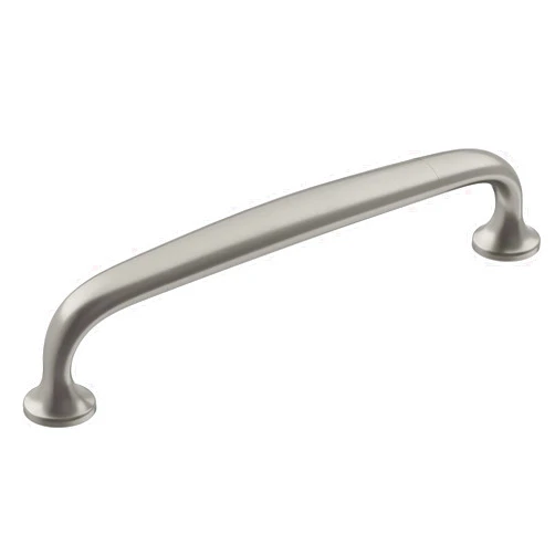 Amerock | Cabinet Pull | Satin Nickel | 5-1/16 inch (128 mm) Center to Center | Renown | 1 Pack | Drawer Pull | Cabinet Handle | Cabinet Hardware