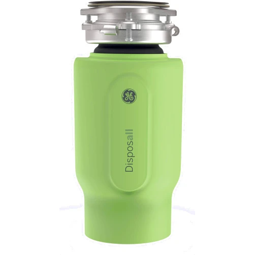 GE Appliances GE GREEN05P 1/2 Horsepower Green 2600+ RPM Deluxe Continuous Feed Food Waste Disposer with Power Cord Attached