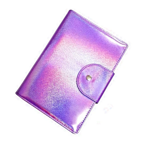 FingerAngel 50 Slots Image Stamper Plate Collection Nail Art Stamp Plate Stamping Plates Cases Stamp Nail Template Organzier for Large Size 6.0x12.0cm and 9.5X14.5CM Nail Art Plates (Purple)