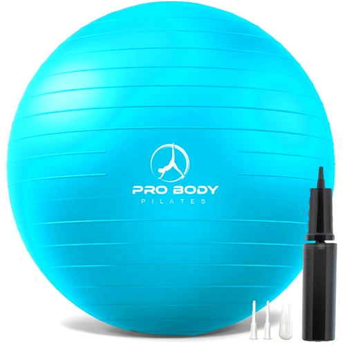 ProBody Pilates Yoga Ball - Exercise Balls, Various Sizes, for Stability, Pregnancy, Workout & Physical Therapy