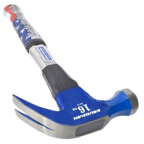 Vaughan Curved Claw Nail Hammer, Tublar Handle, 16 oz, Made In The USA, TO16, VN11400