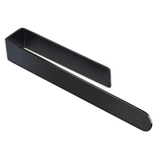 Bicico Hand Towel Holder, Black Towel Bar, 15 Inch Self Adhesive Bathroom Hand Towel Holder Stick on Wall