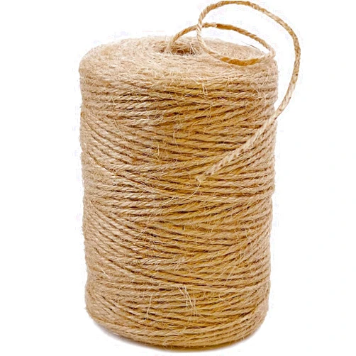 CHIAFFI 656 Feet 3Ply Jute Twine String, 2mm Natural Brown Thick Twine Rope for Crafts, Gardening, Tomato, Climbing Plant, Tie Floristry, Gift Wrapping Packing, Christmas, Wedding Decor