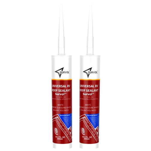 Survol RV Roof Sealant Self-Leveling 2-Pack White