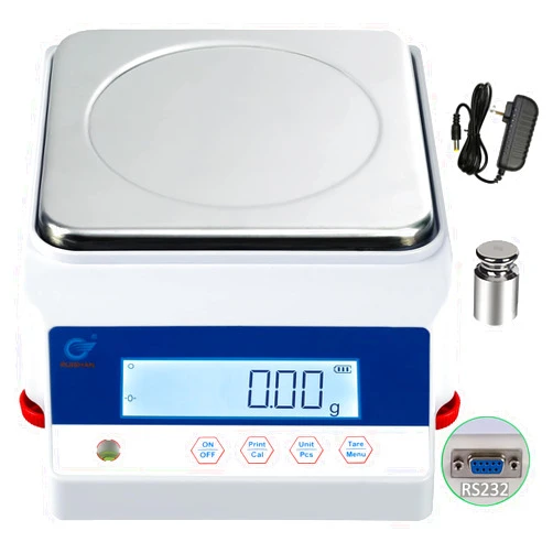 RUISHAN 6kg Digital Precision Analytical Balance Scale .01g High Precision Electronic Balance Jewelry Scale Scientific Scale Laboratory Scale Balance Accurate Weighing Industrial Scale Counting Scale