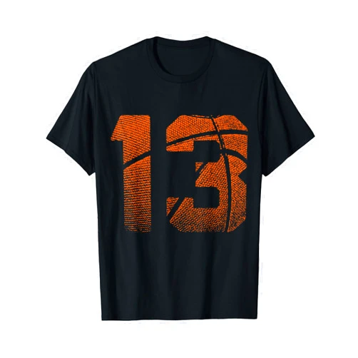 13 Year Old Birthday Apparel Basketball Boy B-Day 13th Birthday Boy Basketball Player Basketball 13 Years Old T-Shirt