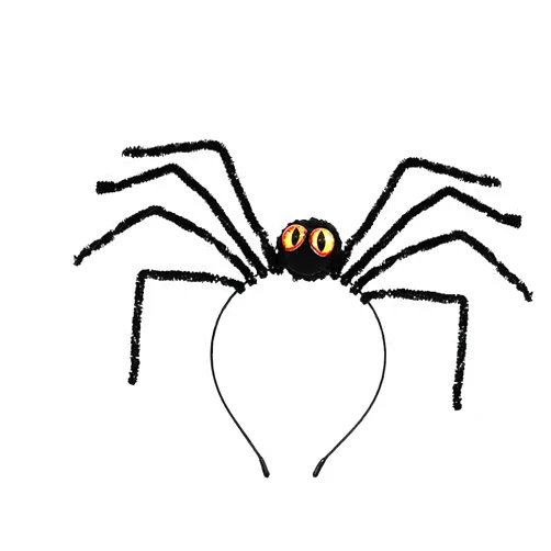 AUOCATTAIL Halloween Scary Headband Halloween Spider Headband Cosplay Masquerade Spider Headband Costume Accessory for Adult, Women and Men Cosplay, Party Costume and Halloween Gifts(Back)