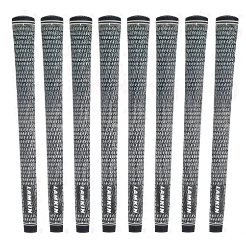 Lamkin Crossline Full Cord Golf Grip Bundle (8 Piece), Midsize