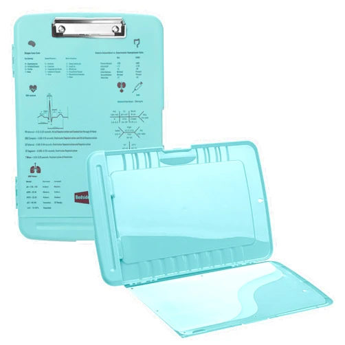 Bedside Warrior Nursing Clipboard with Storage - Pockets for CAREPLAN Material - Clipboard Nursing Organization - Nurse Clipboard with Storage and Nursing Clip Board - Perfect for Nursing School!