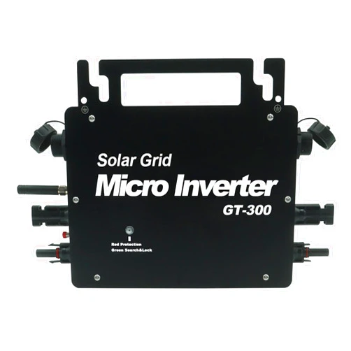 VGVGV Power Inverter, 2023 Upgrade 300W Micro Inverter Solar Grid Tie Inverter Control Waterproof IP65 MPPT Solar Inverter Controller DC To AC 120 230 Auto Identification for Laptop Vehicles Camping Road Tr