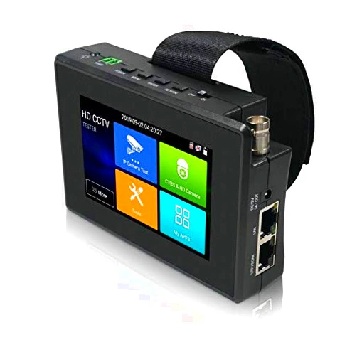 POMIACAM IP CCTV Tester 5 in 1 Support Upt to 4K IP Camera & 720P/1080P/3mp/4mp/5 Megapixel AHD, TVI, CVI & CVBS Analog Camera, Security Video Monitor with 4