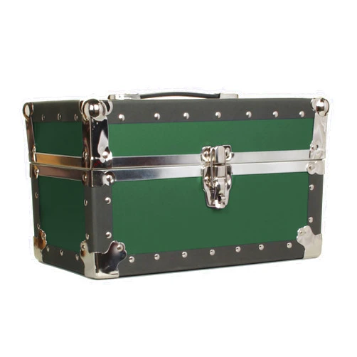 Gilbins Summer Camp and College Dorm Mini Storage Trunk Organizer Keepsake Box Treasure Chest Footlocker Size 14