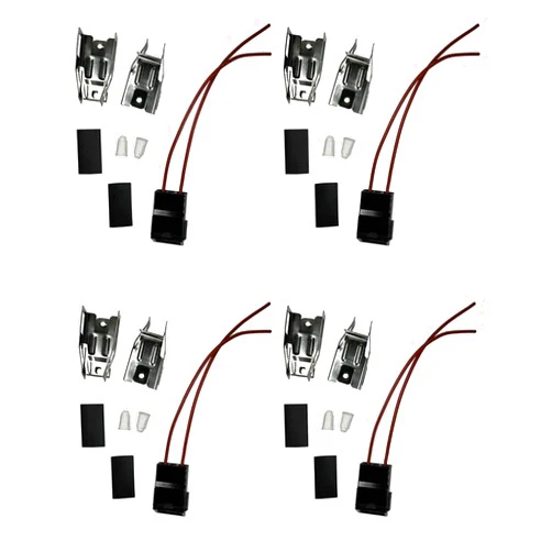 IOEALD 12001676 Electric Stove Ceramic Terminal Block Kit Range for Kenmore Sears Whirlpool Surface Element Receptacle Kit Pack Oven Range PS1570190, AP4009015 (4-Pack)