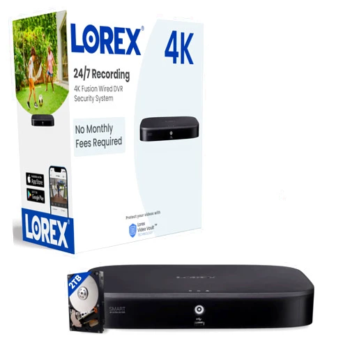 Lorex Fusion 4K 20-Channel (16 Wired and 4 Fusion Wi-Fi) 2TB Digital Video Recorder