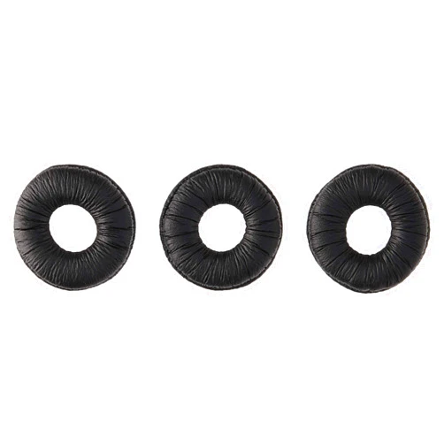 Global Teck Worldwide Ear Cushion Pads Leatherette 3-Pack - Made for Plantronics Cordless CS50, CS55, CS60, Jabra 2100, 2110, 2124, 2125, 9300, 9330, 9350 - Mitel Headsets 5330, 5340, 5360 67063-01, 14101-08 by Global Teck