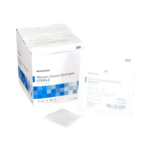 McKesson 8-Ply Sterile Gauze Sponges, 2