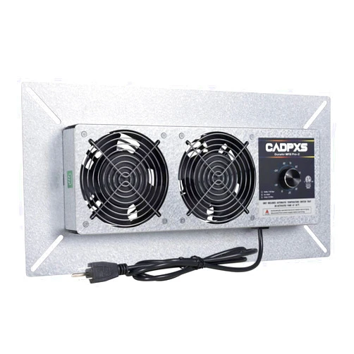 CADPXS Crawlspace Ventilation Fan, Crawlspace Fan Vent with Humidistat, Dehumidistat & Freeze Protection Thermostat, for Crawl Spaces/Basement/Garage/Attic/Hydroponics Grow Tents (220 CFM Air Out)