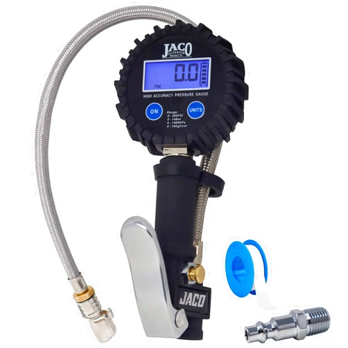 JACO Superior Products JACO FlowPro Digital Tire Inflator with Pressure Gauge - 200 PSI