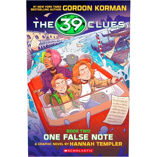 Gordon Korman,Hannah Templer 39 Clues: One False Note: A Graphic Novel (39 Clues Graphic Novel #2) (The 39 Clues)