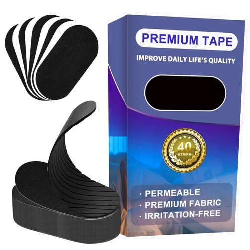 LAN ZHANG GUI Premium Skin-Friendly Skin Tape, Hypoallergenic Medical Grade Adhesive Cotton Tape for Sensitive Skin, Painless Removal, Latex Free On Skin -40Pcs