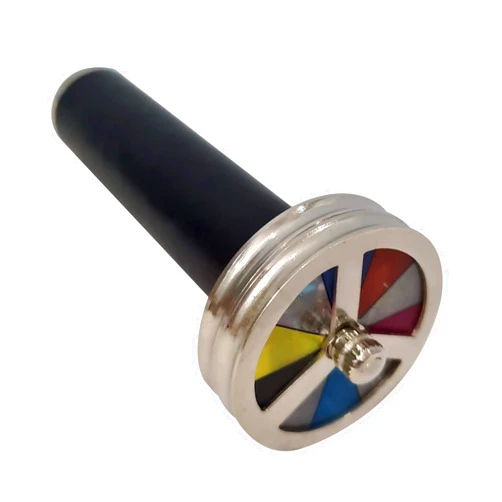 CollectiblesBuy Antique Double Wheel Kaleidoscope Vintage Maritime Optical Brass Collectible Nautical Gift Vintage Look Kaleidoscope Antique Finish for Friends and Adults