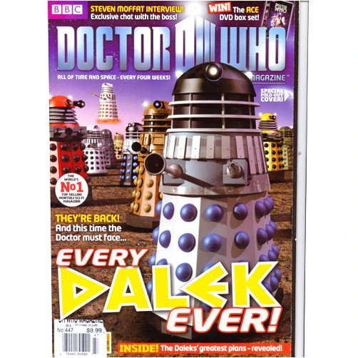 Various. DOCTOR WHO Magazine. They're Back! - Every Dalek Ever! #447. 2012.