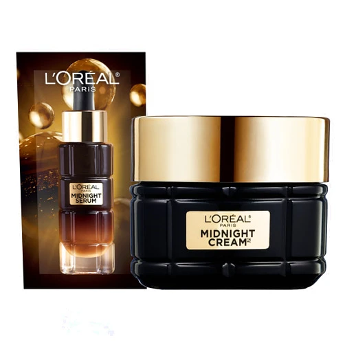 L’Oréal Paris L'Oreal Paris Age Perfect Anti-Aging Midnight Cream, Reduce Wrinkles & Firm 1.7oz + Serum Sample
