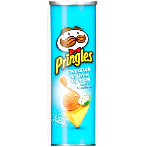 Pringles Cheddar & Sour Cream Potato Crisps (Pack of 4)