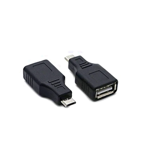 Rgzhihuifz 2 Pack USB 2.0 Micro USB Male to Type A Female OTG Adapter Connector Converter Coupler