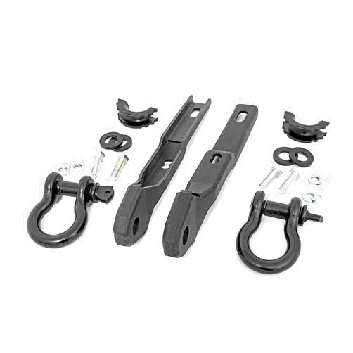 Rough Country Tow Hook Shackle Mount Kit for 2017-2021 Nissan Titan - RS160