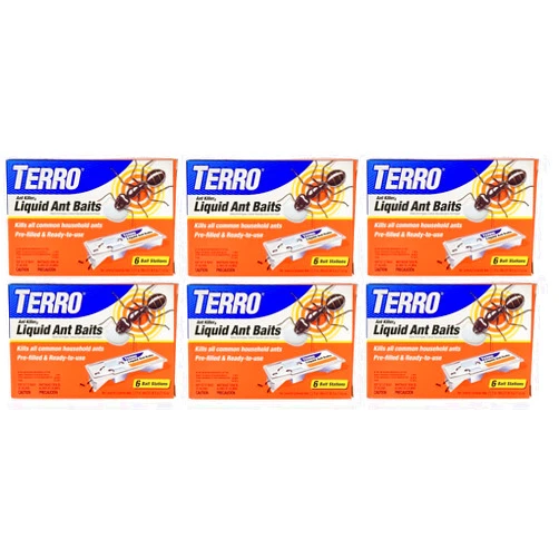 Terro T300-3 Killer Liquid Ant Baits-6 Packs, 6-Pack