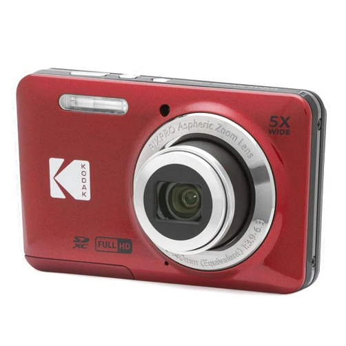 KODAK PIXPRO FZ55-RD 16MP Digital Camera 5X Optical Zoom 28mm Wide Angle 1080P Full HD Video 2.7