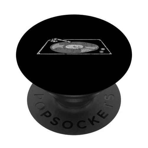 Turntable by KD Turntable Turn Table Record Player Retro Vintage Vinyl Play PopSockets Swappable PopGrip