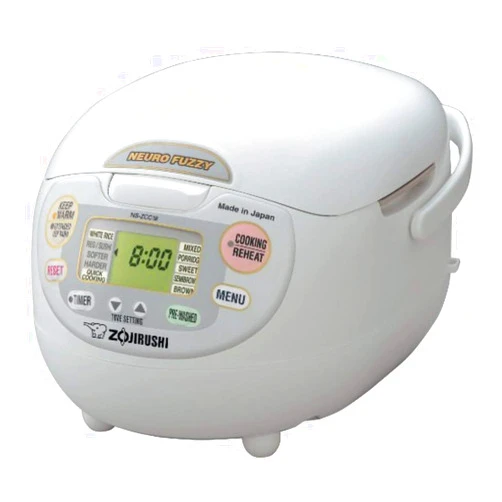 Zojirushi Neuro Fuzzy 10-Cup Rice Cooker and Warmer (Premium White)