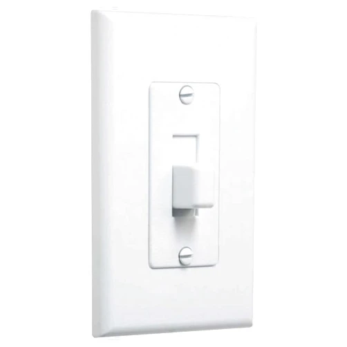 TayMac MW5070W MASQUE 2000 White 1-Gang Decorator Toggle Switch Cover-Up Wall Plate 5-Pack, Replaces Old Wall Plate for Toggle Switch, Home Improvement Essential