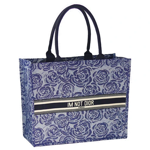 Monikong Women Luxury Tote Bags: Large Fashion Graffiti Handbags Cotton Linen, Large Capacity Jacquard Retro Totes