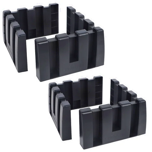 YOFIT Multipurpose Cargo Organizer Blocks Car Trunk Storage Organizer Blocks, Should Be Used with Wool Trunk's Carpet for Car/Truck/SUV/Van, Set of 4