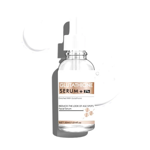 Grospe Glutathione Serum,20000ppm Glutathione and Hyaluronic Acid Korean Face Serums for Women Dark Spot Serum Improve Skin Elasticity Reduces Hyperpigmentation,Fine Lines & Wrinkles